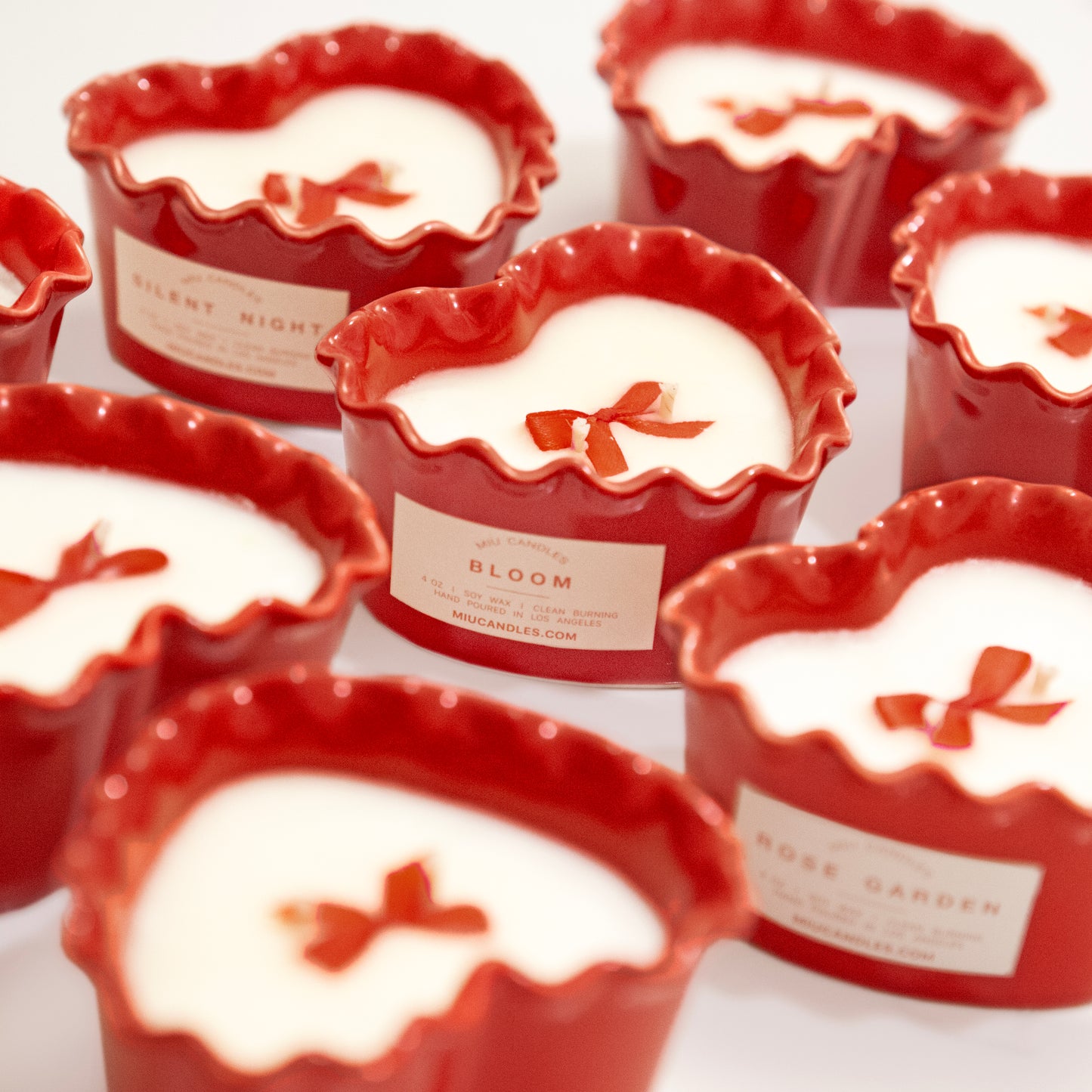 Ceramic Heart Shaped Candle (4 oz)