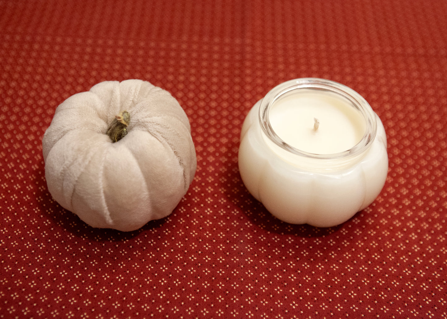 Pumpkin Shaped Candle - 4 oz Soy Candle