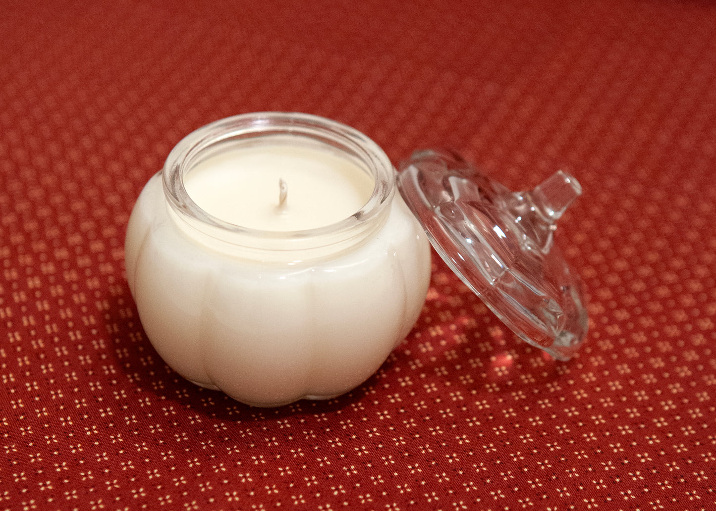Pumpkin Shaped Candle - 4 oz Soy Candle