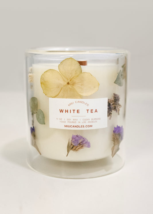 Dried Flowers Candle - 11 oz