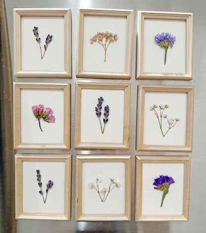 DRIED FLOWER MAGNET FRAME