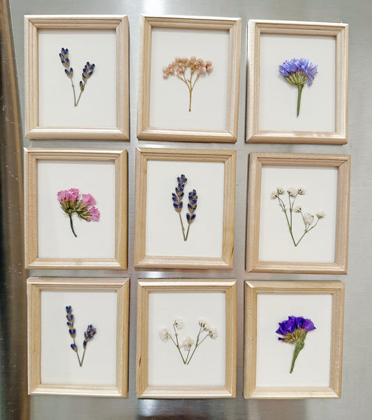 DRIED FLOWER MAGNET FRAME