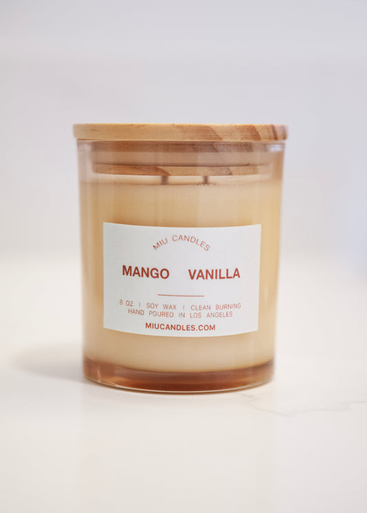 MANGO VANILLA - 8 oz Soy Candle