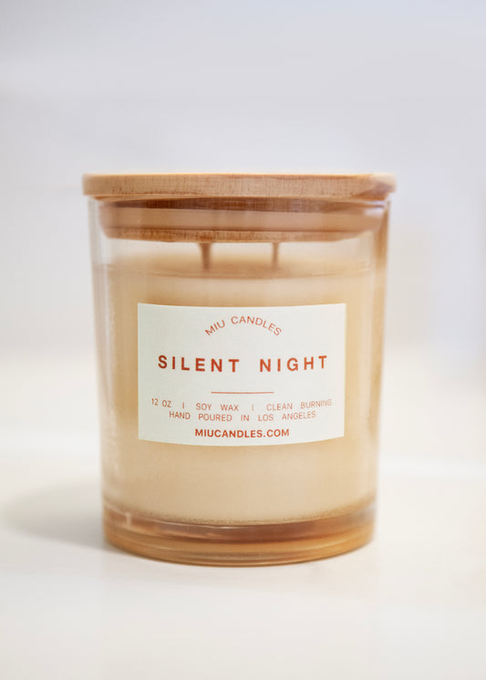 SILENT NIGHT - 12 oz Soy Candle