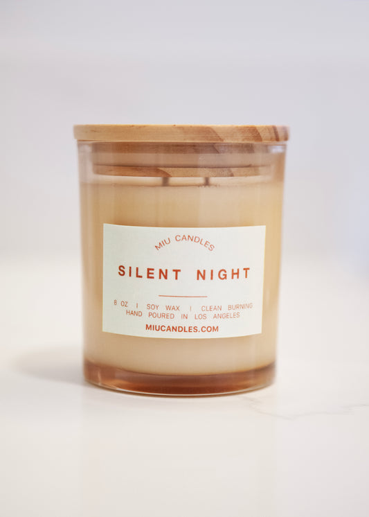 SILENT NIGHT - 8 oz Soy Candle